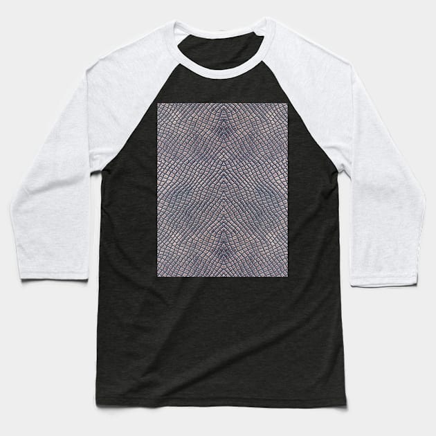 Snake skin print Baseball T-Shirt by Pencil Pusher